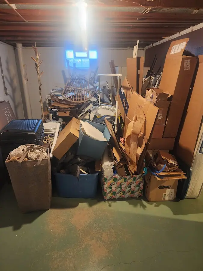 Roll-off dumpster container at job site for Construction Dumpster Rental in Mount Joy